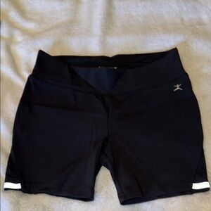 Danskin Black Athletic Compression Shorts Medium